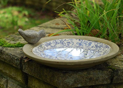Ceramic Bird Bath 