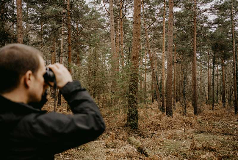 Man With Binoculars