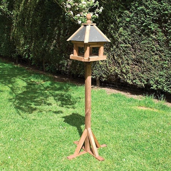 Rowlinson Slate Roof Bird Table